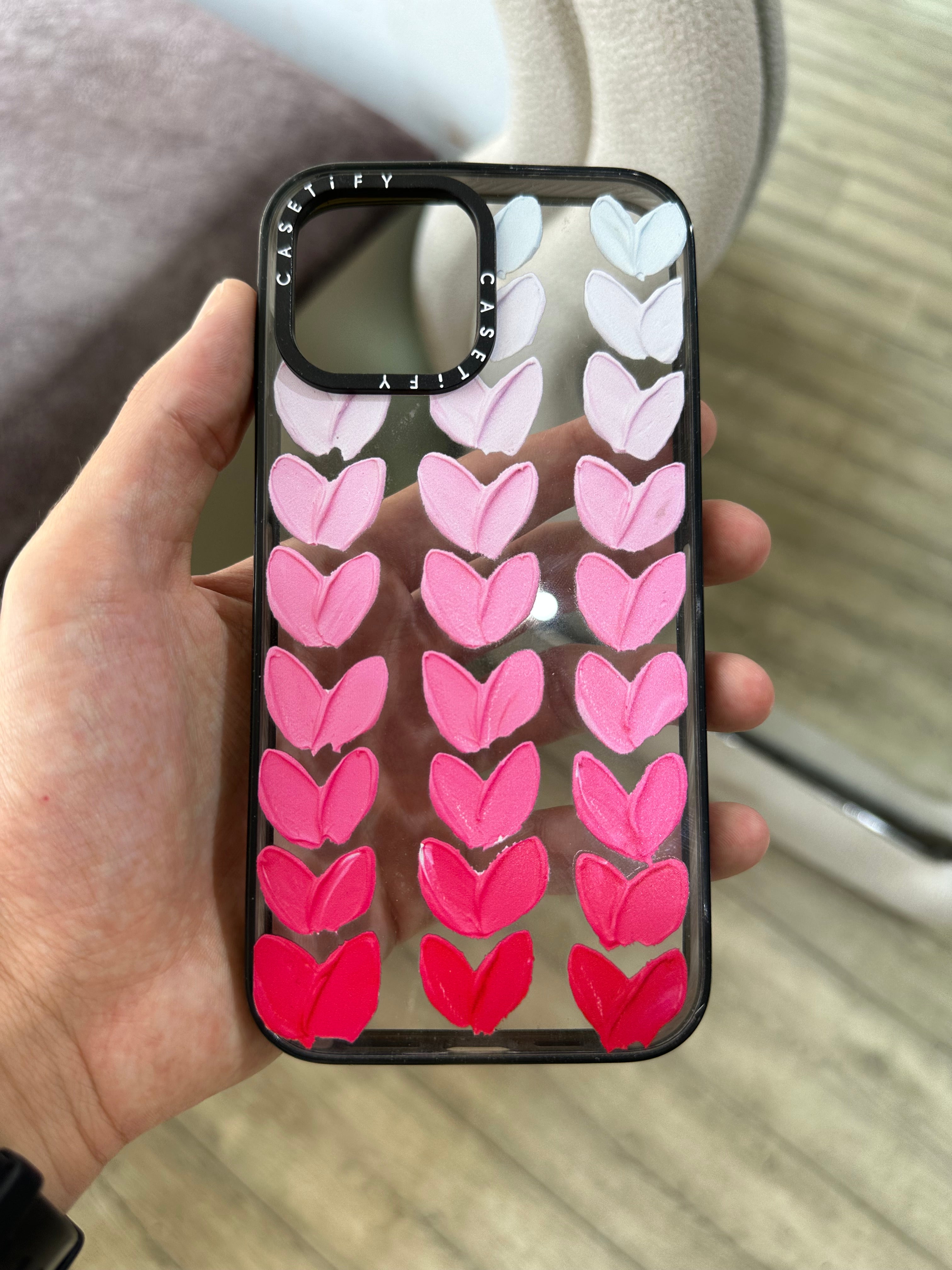 Coque cœur dégradé