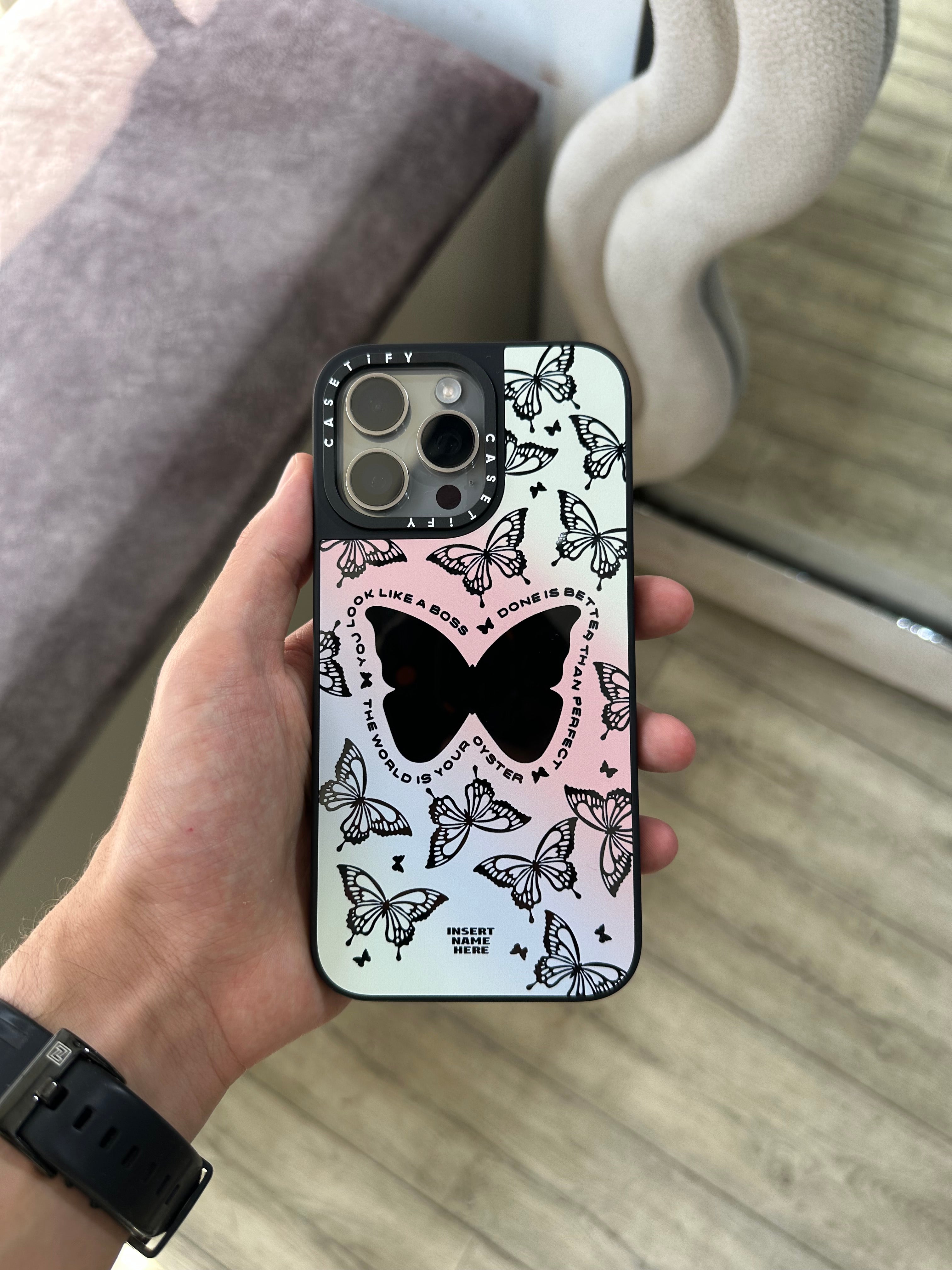 Coque papillon