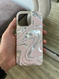 Coque vague rose