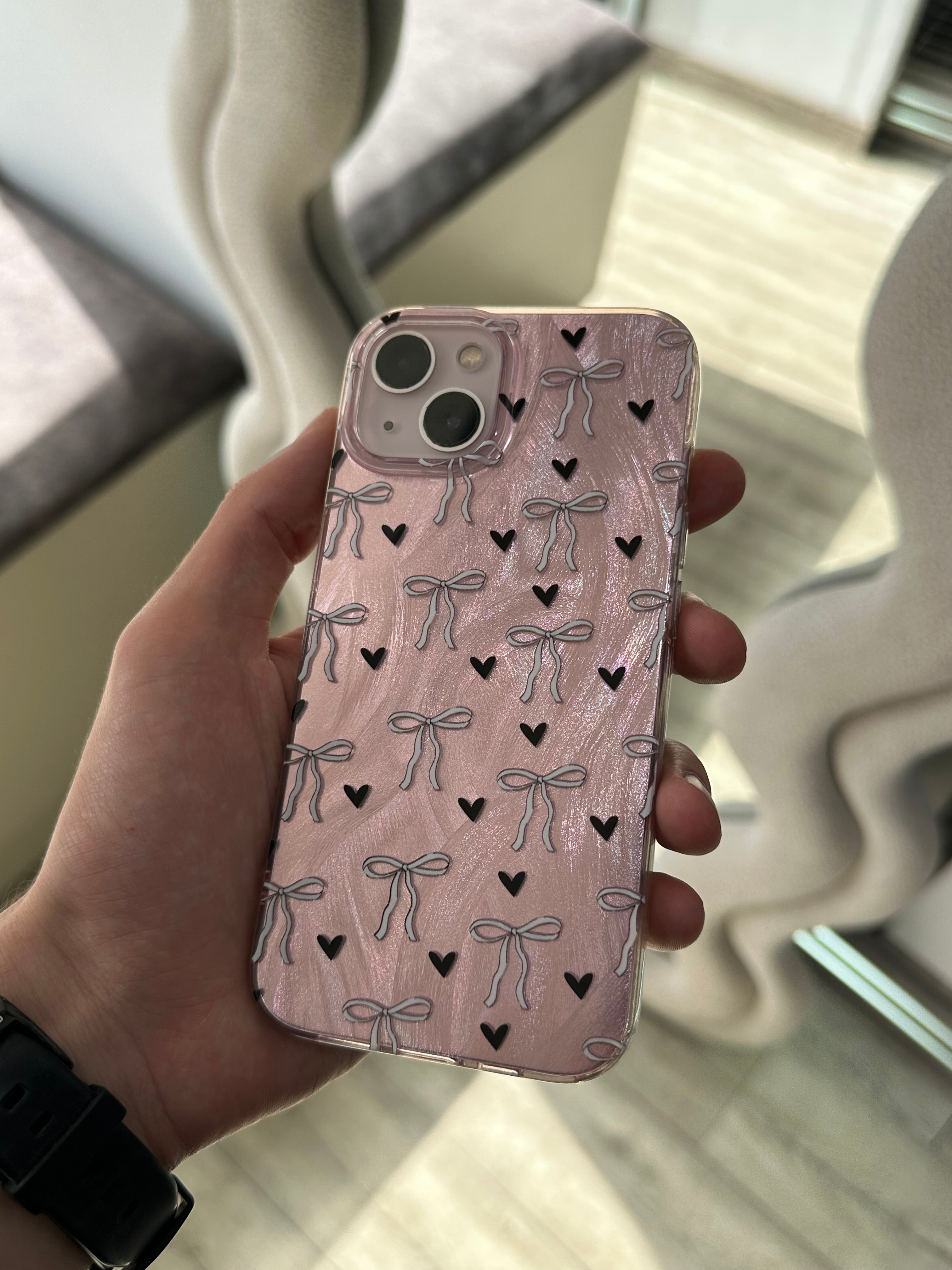 Coque nœud blanc