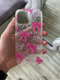 Coque nœuds rose