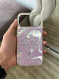 Coque vague mauve