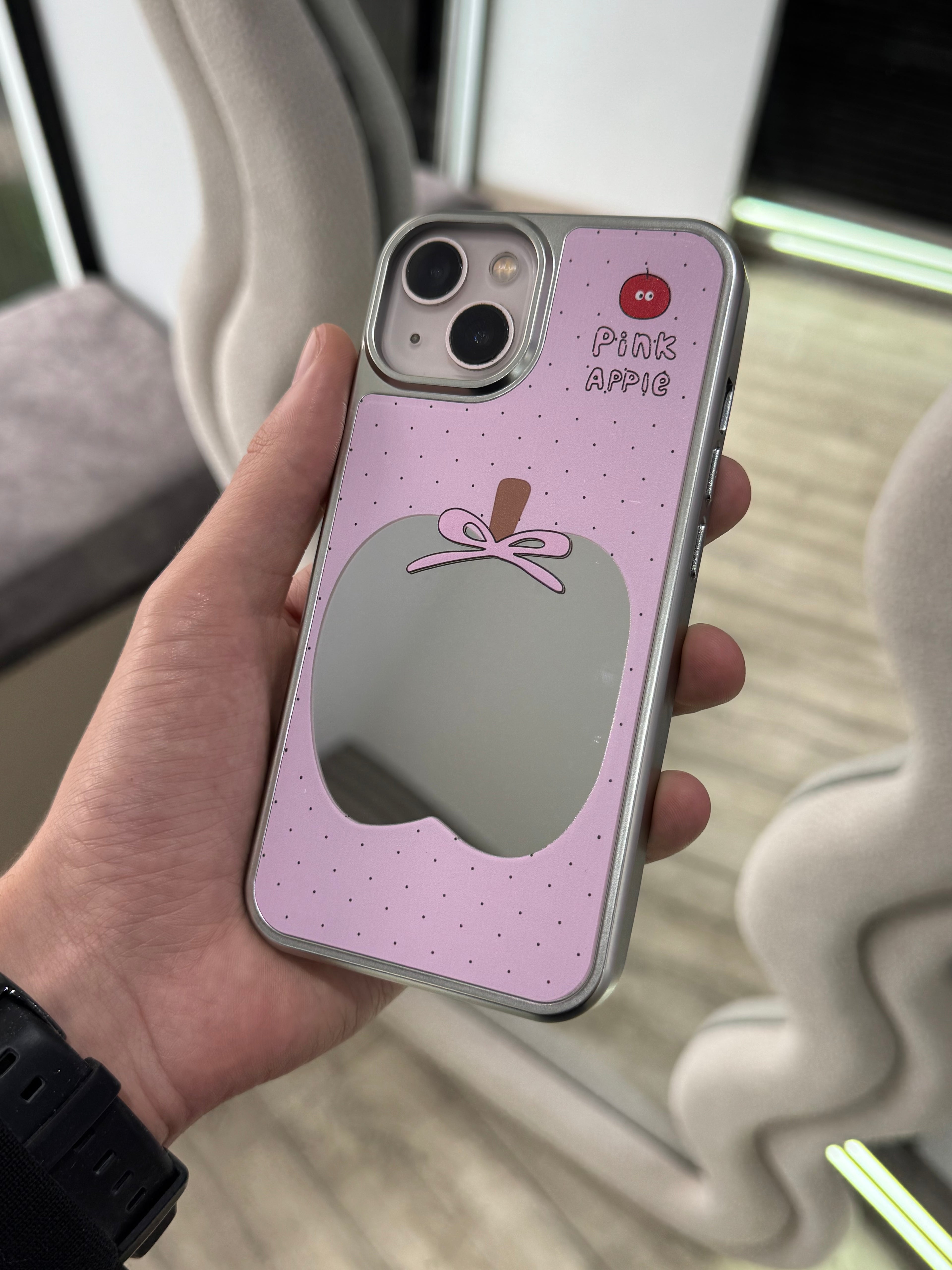Coque miroir