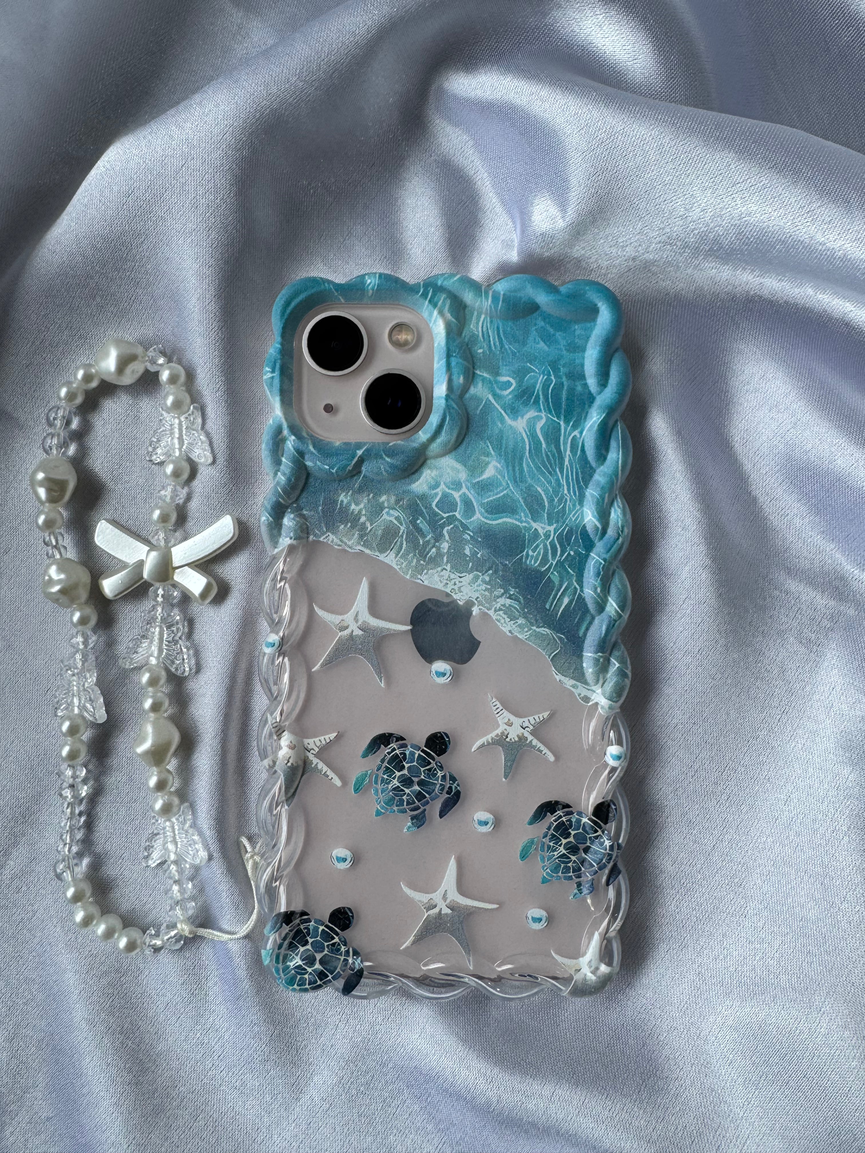Coque océan + bracelet